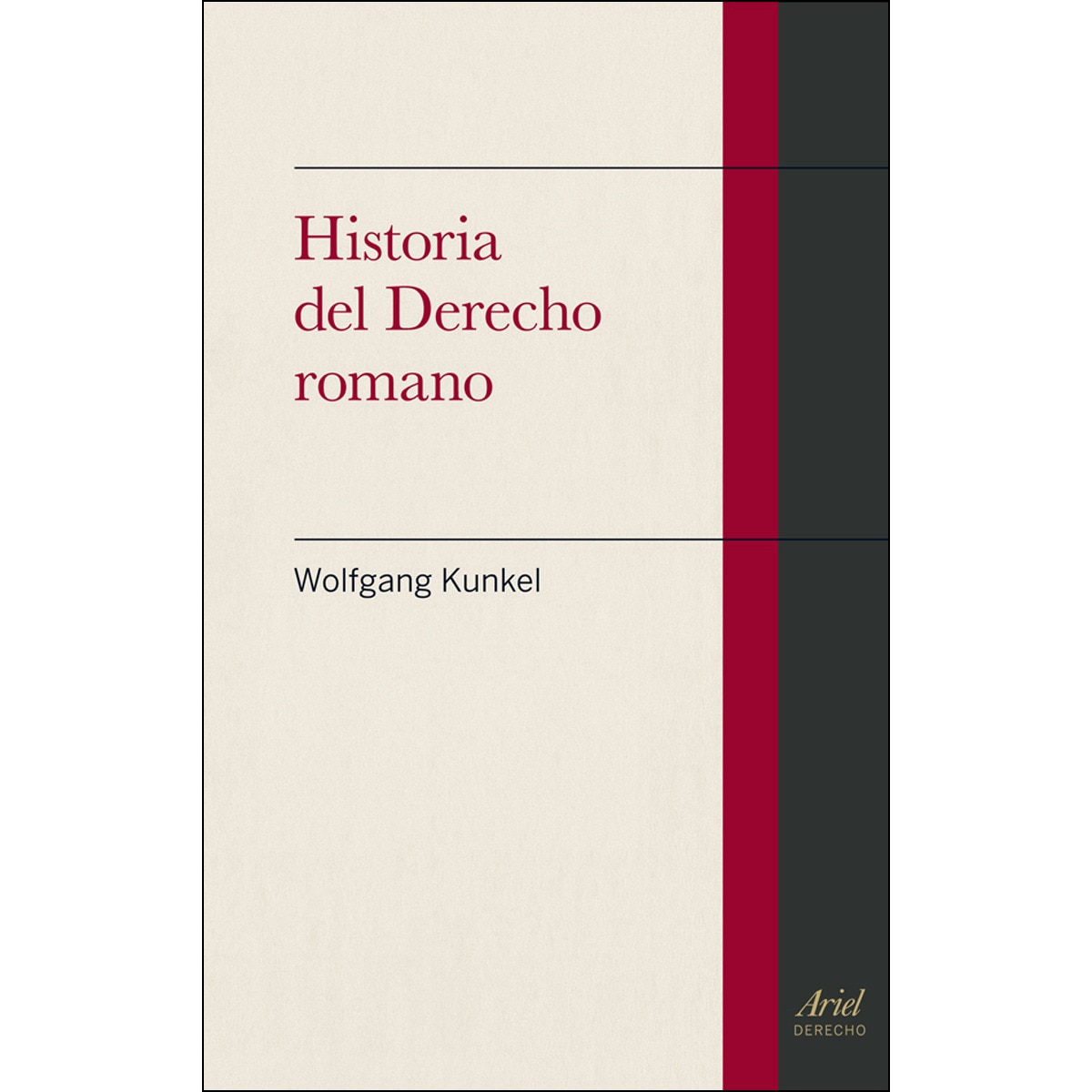 Historia del Derecho romano (Capa mole com abas) 1