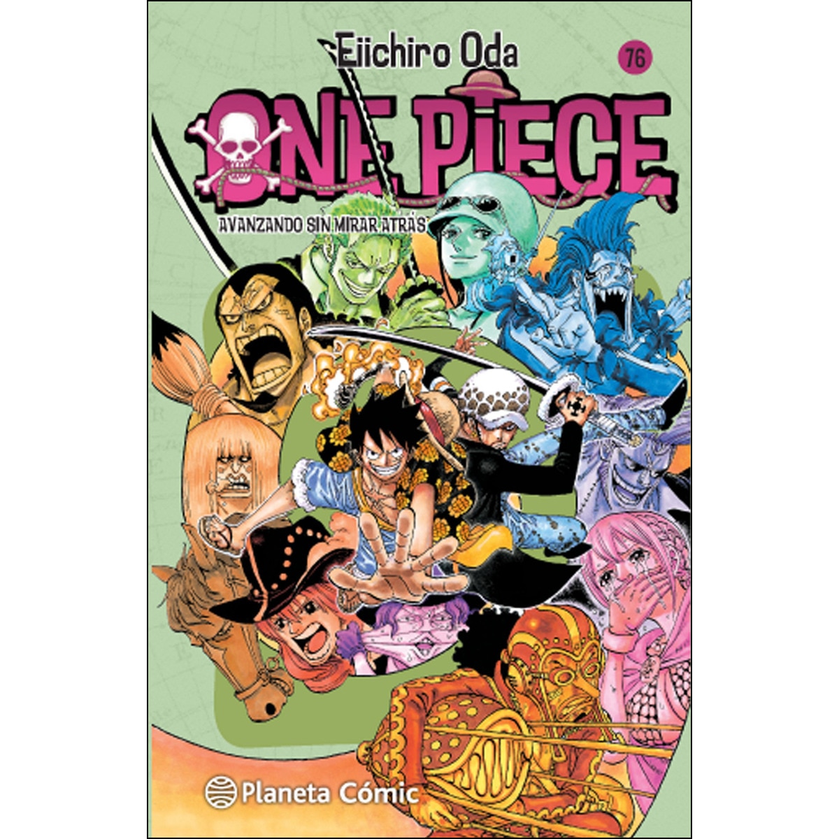 Imagen 0 de One Piece nº 076: Avanzando sin mirar atrás  (Tapa blanda con sobrecubierta)
