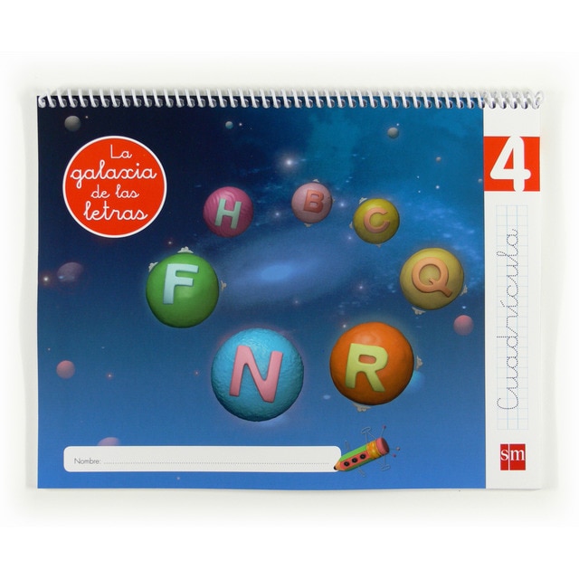 Imagen 0 de Lectoescritura 4, Cuadrícula. La galaxia de las letras