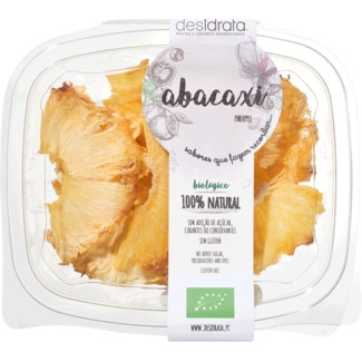Abacaxi Desidratado sem Glúten Biológico embalagem 30 g - Desidrata