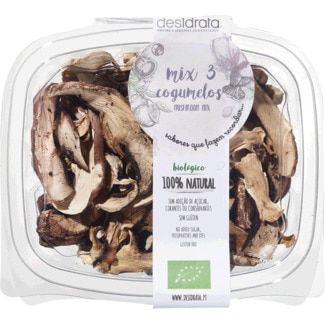 Mix 3 Cogumelos Desidratado sem Glúten Biológico embalagem 25 g - Desidrata