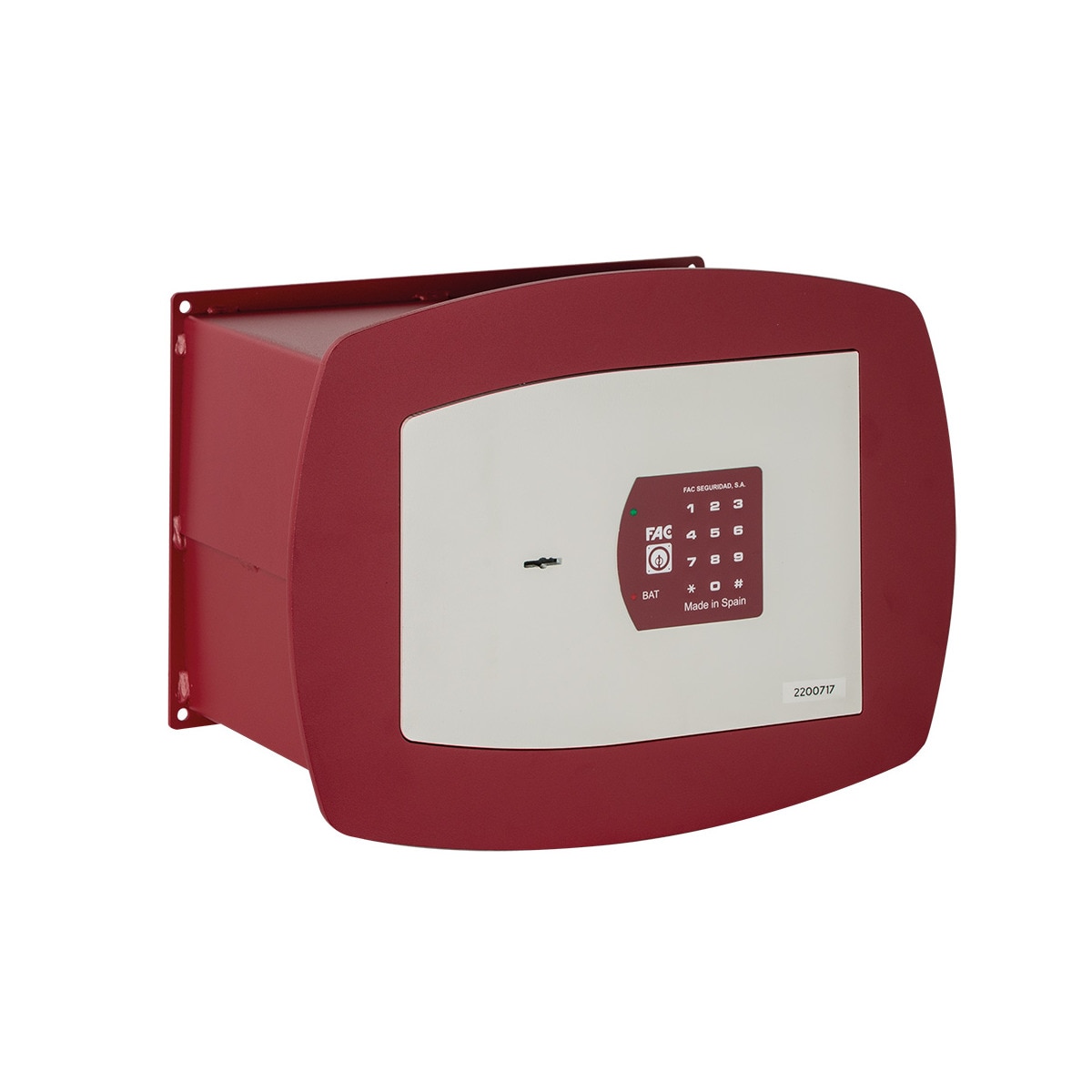 Cofre Eletrónico para Embutir na Parede Red Box 2-E Branco / Vermelho-1