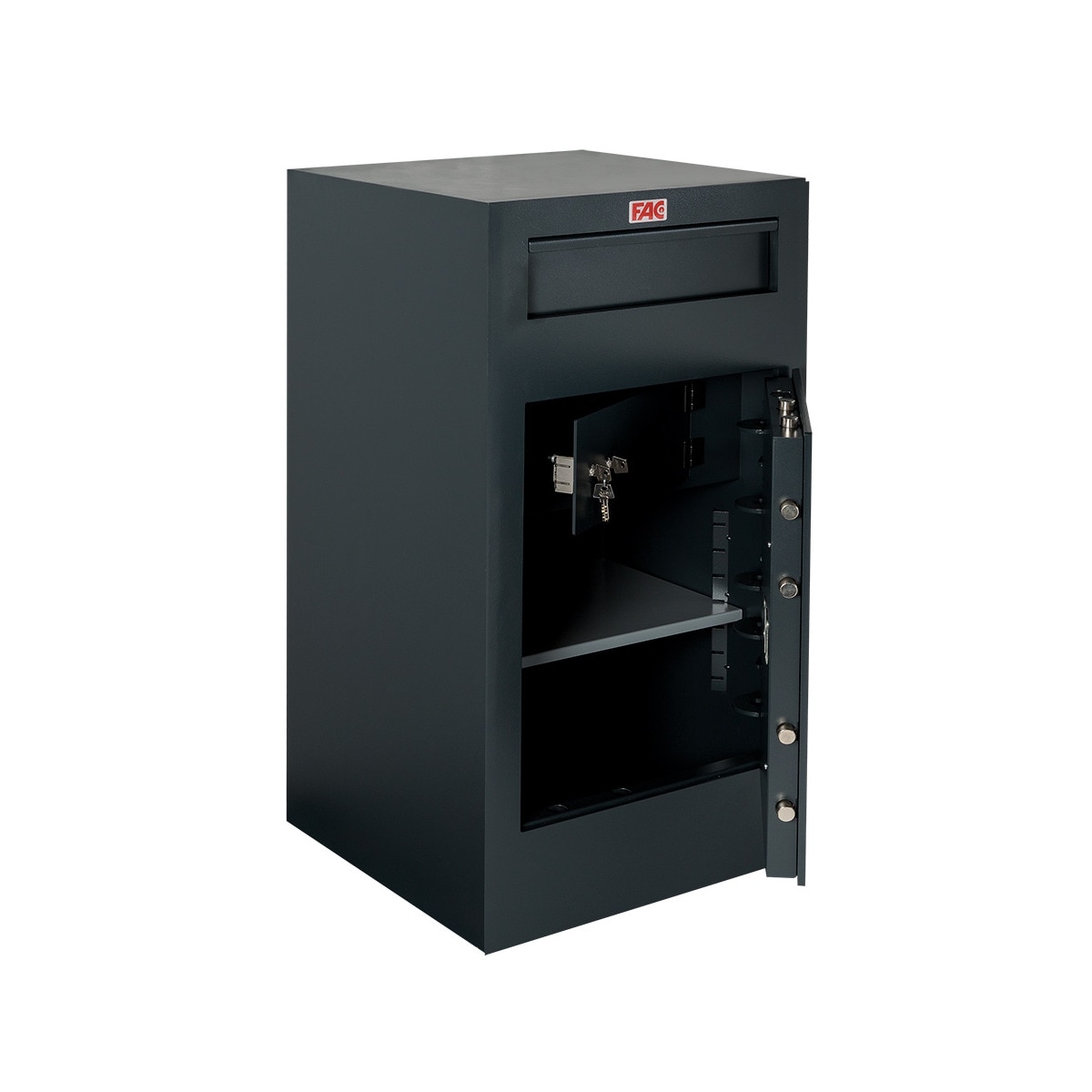 Caja Depósitos Electrónica de Sobreponer Rasha 125-BB Metalizado-2
