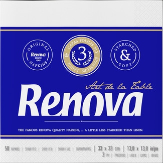 Guardanapos embalagem 50 unidades - Renova