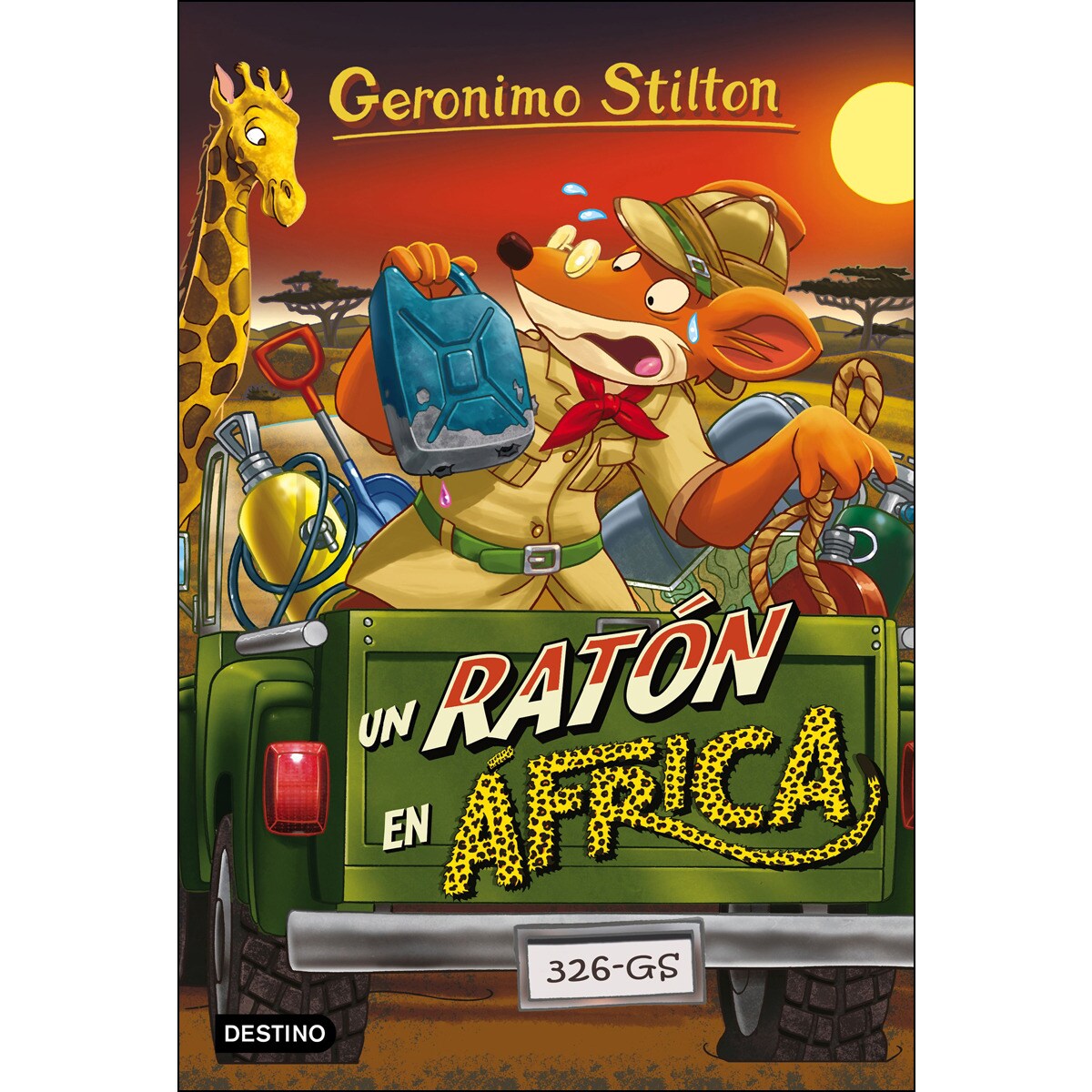 Un ratón en África: Geronimo Stilton 62 (Capa mole com abas) 1