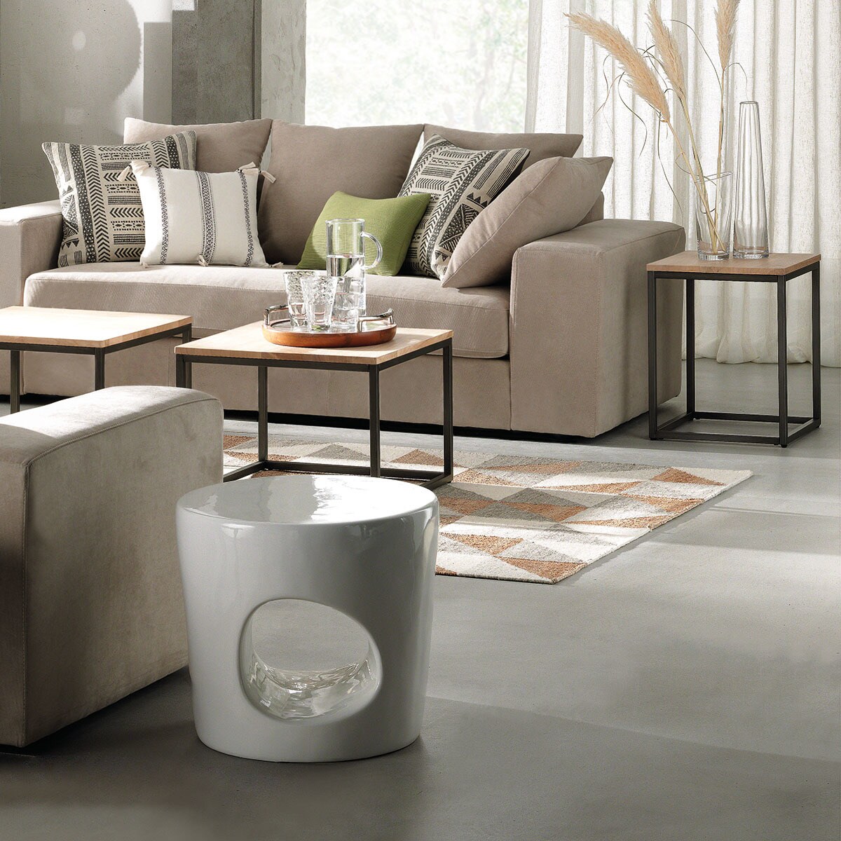 Jarro flores El Corte Inglés Copo Transparente-5