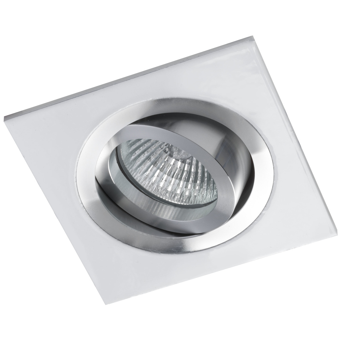 Foco Empotrable cuadrado con bombilla GU10 9 W Luz neutra ( >= 3000 K / <= 5000 K )-1