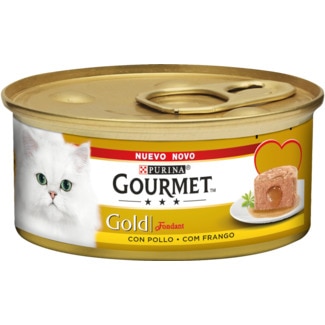Gold Comida Húmida para Gato Fondant com Frango embalagem 85 g - Gourmet Gold