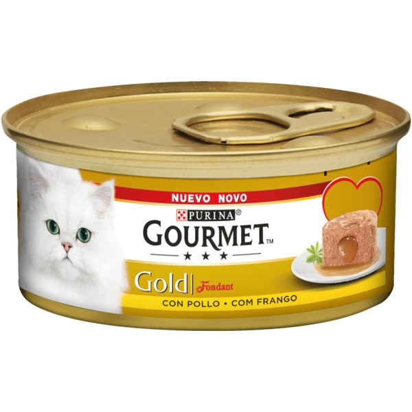 Gold Comida Húmida para Gato Fondant com Frango embalagem 85 g