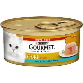 Gold Comida Húmida para Gato Fondant com Atum embalagem 85 g - Gourmet Gold