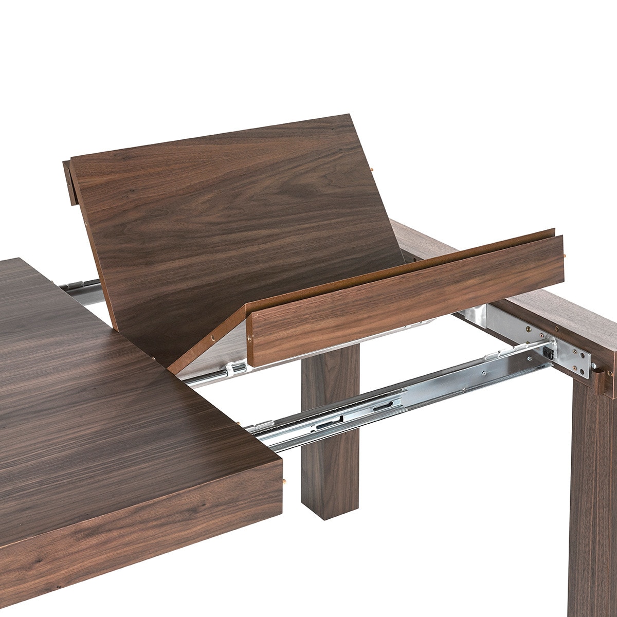 Mesa extensível de nogueira Opra El Corte Inglés Nogueira-4
