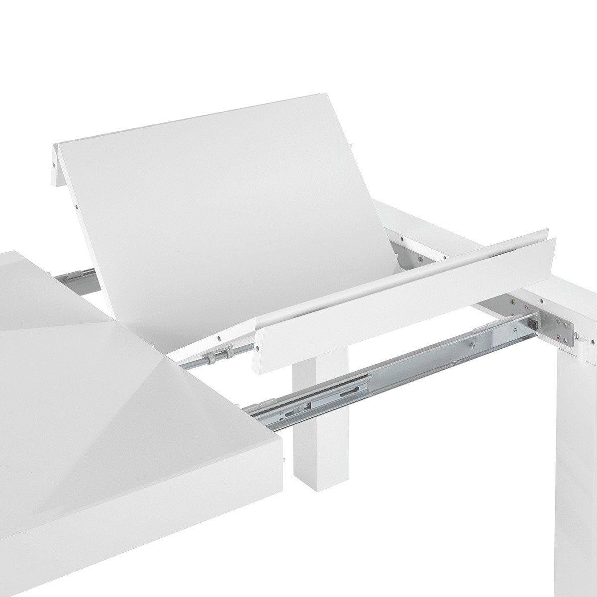 Mesa de Refeições Extensível Opra - Branco Branco-4
