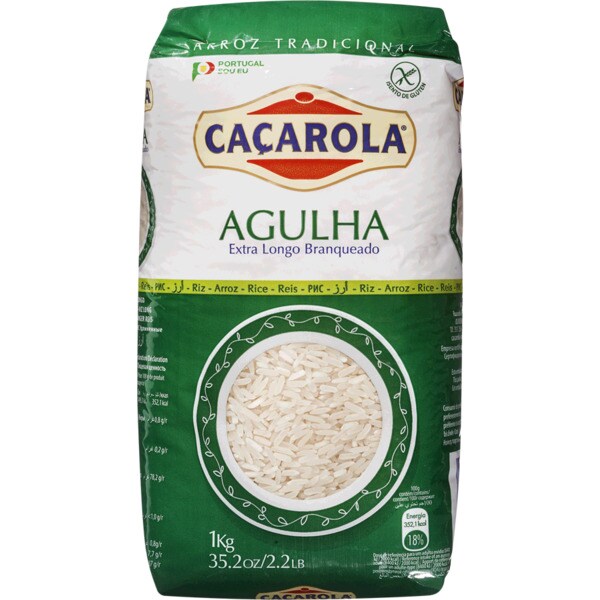 Caçarola Arroz Agulha Extra Longo embalagem 1 kg