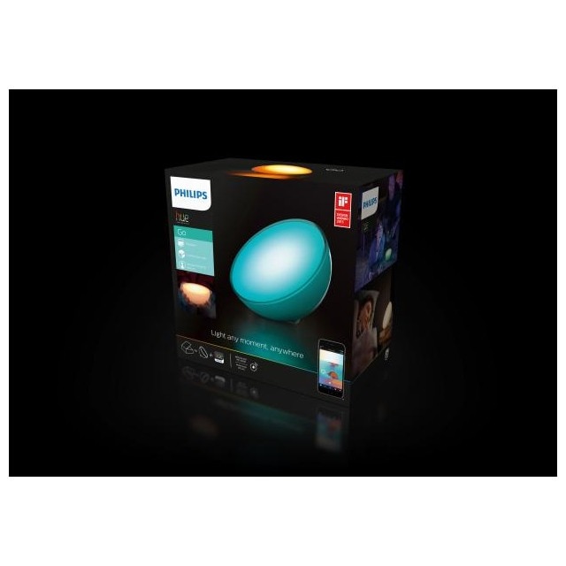 Luz de ambiente portátil conectada Philips Hue Go V2 Blanco-4