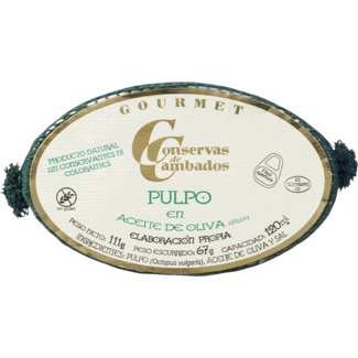 Polvo em Azeite lata 111 g - Conservas De Cambados