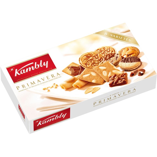 Primavera galletas de mantequilla surtidas estuche 175 g