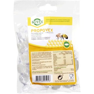 Sovex Rebuçados Propovex de Limão e Mel embalagem 75 g