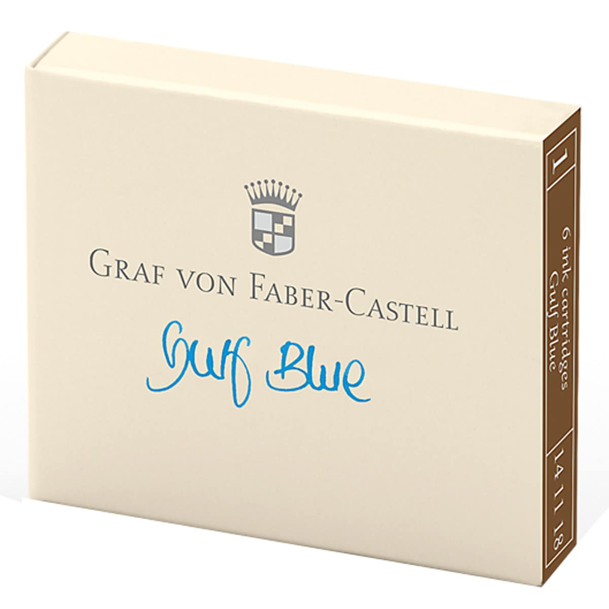 6 Cartuchos de Tinta Graf von Faber-Castell Azul Claro Azul-1