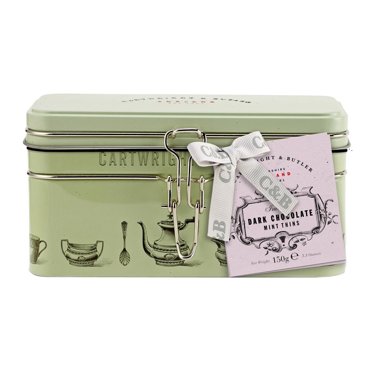 Cartwright & Butler - Finas Láminas De Chocolate Negro Y Menta