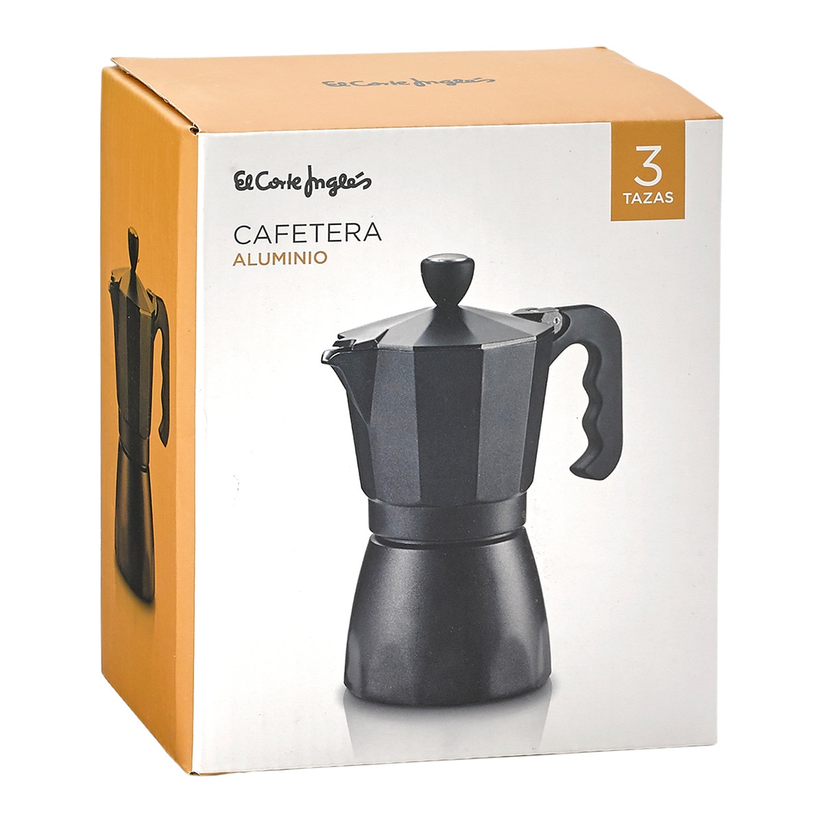 Cafeteira italiana de alumínio para vitrocerâmica Preto-4