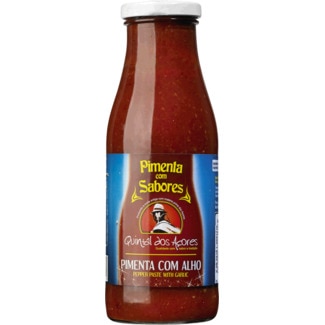 Pimenta com Alho frasco 500 g - Quintal Dos Açores