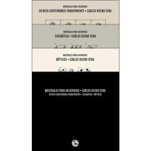 Imagen 0 de Materiales para un derribo: tres libros En ruta subterráneo-transparente / Catabática / Dípticos  (Tapa blanda con solapas)