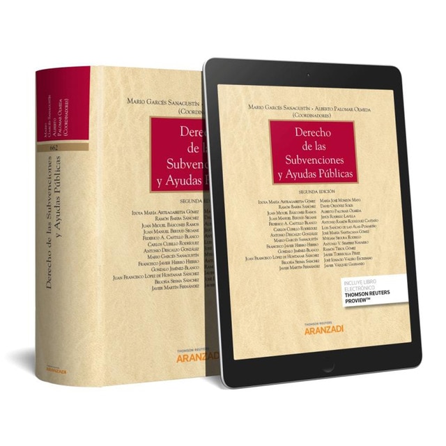 Imagen 0 de Derecho de las subvenciones y ayudas públicas (Papel + e-book)