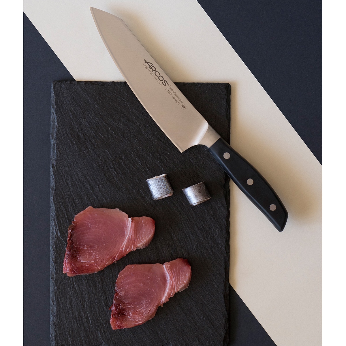 Faca Santoku Manhattan Arcos Preto-22