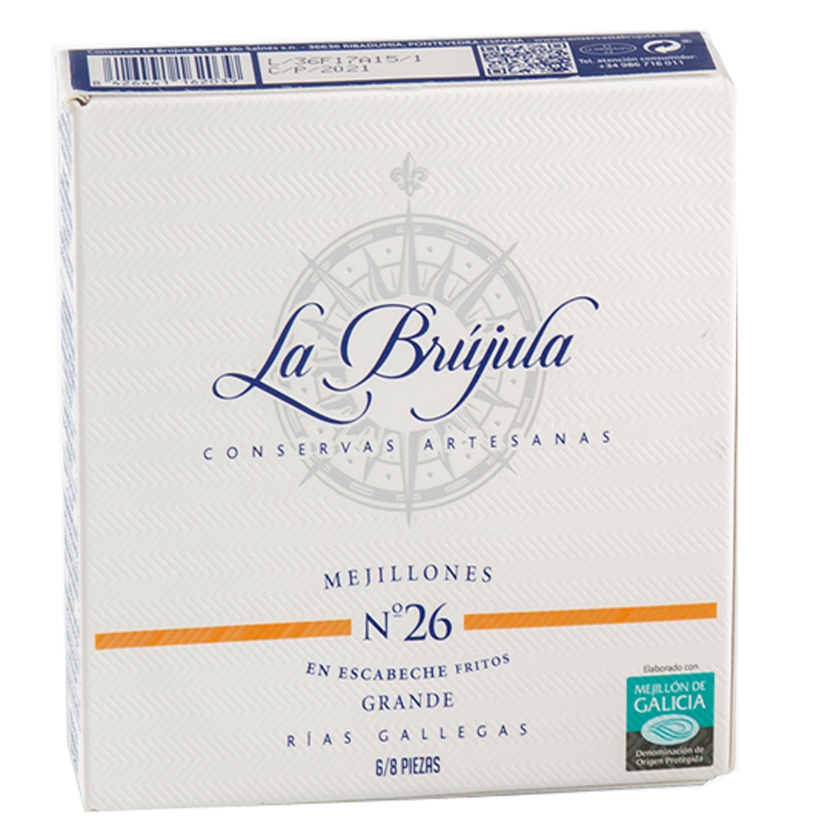 Moules marinées 6/8 pièces La Brújula