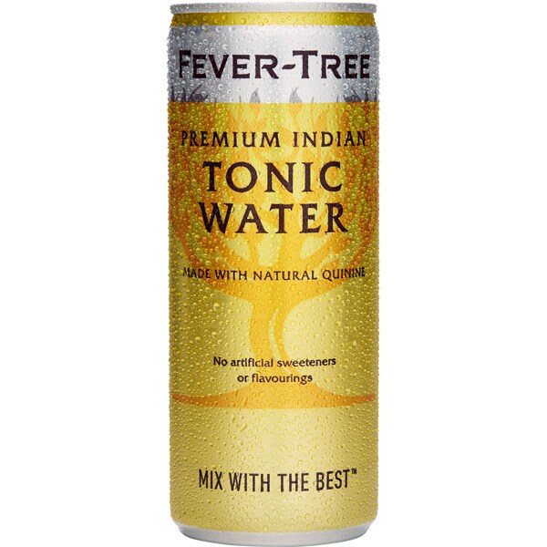 Premium Indian tonic with natural quinine tin 25 cl · FEVER TREE