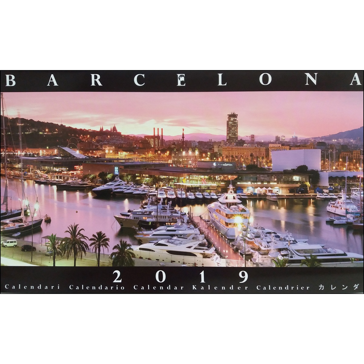 Calendari Bcn 40x24  -6 Idiomes 1