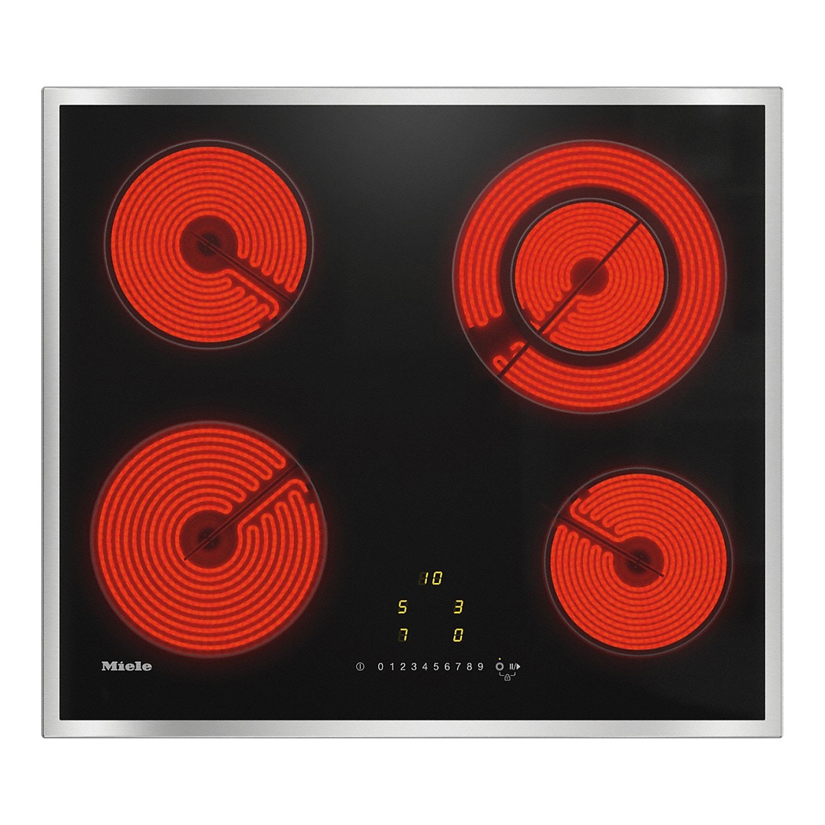 Imagem 0 de Placa de Vitrocerâmica Miele KM 6520 FR com 4 Zonas e de 57,4 cm - Preto