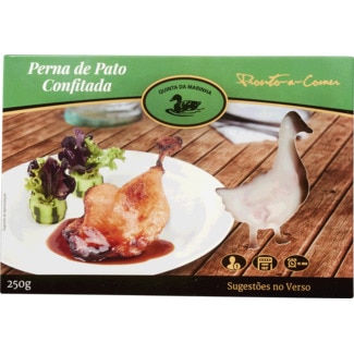 Perna de Pato Confitada Peso Aproximado cuvete 200 g - Quinta Da Marinha