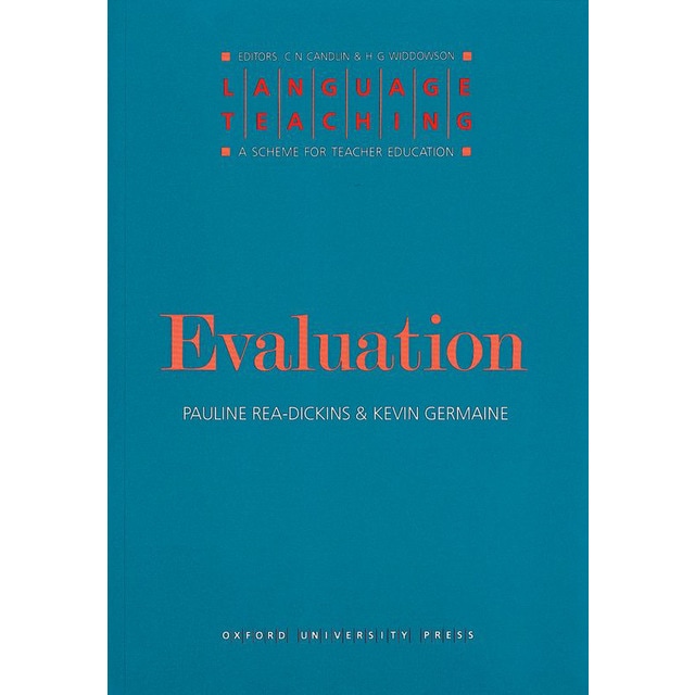 Language Teaching. A Scheme for Teacher's Education. Evaluation (Capa mole) 1