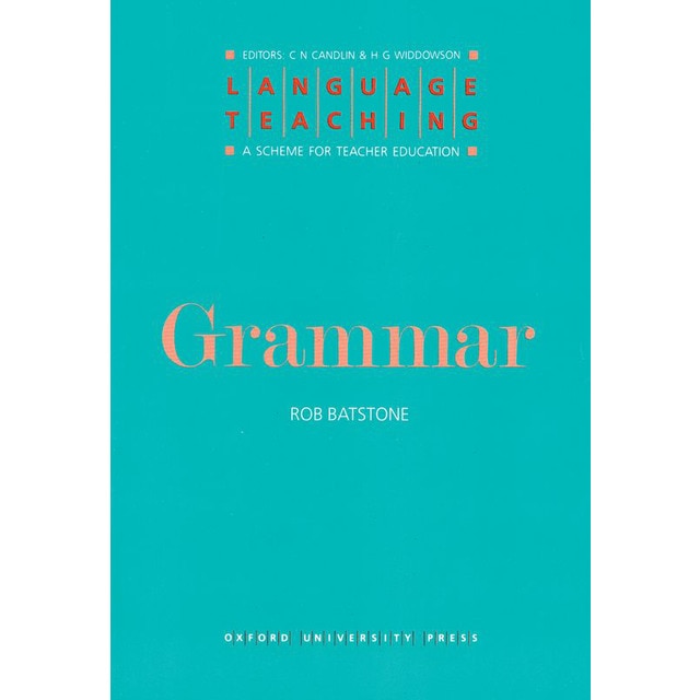 Language Teaching. A Scheme for Teacher's Education. Grammar (Capa mole) 1