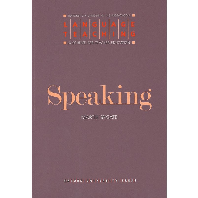 Language Teaching. A Scheme for Teacher's Education. Speaking (Capa mole) 1