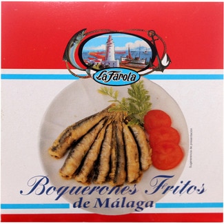 boquerones fritos de Málaga lata 140 g neto escurrido - La Farola
