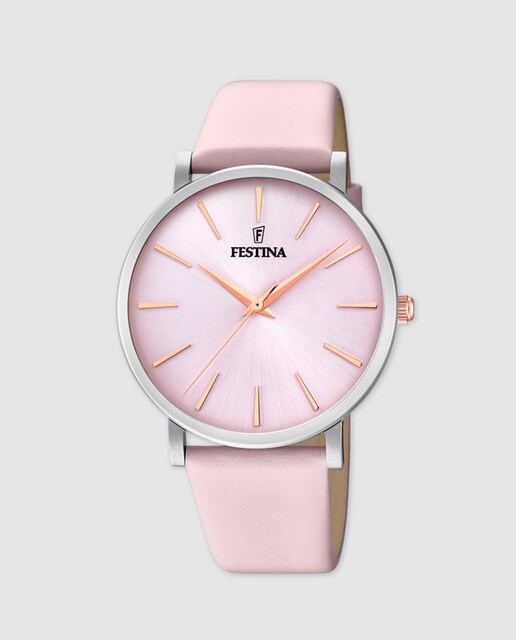Reloj de mujer Festina Boyfriend F203712 de piel rosa Reloj de mujer Festina Boyfriend F203712 de piel rosa en