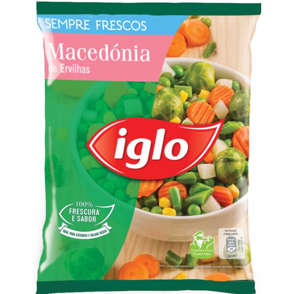 Iglo Macedônia de Ervilhas embalagem 650 g