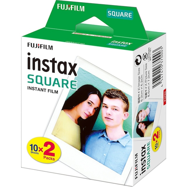 Imagem 0 de Carga Fujifilm para Instax SQUARE 2x10 folhas