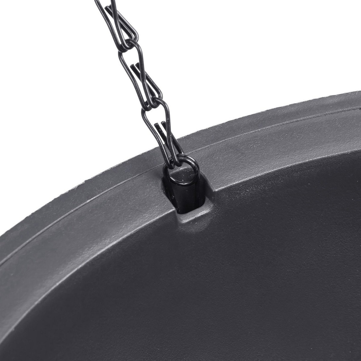 Maceta de material plástico para colgar hanging sphere Keter Gris Antracita-3
