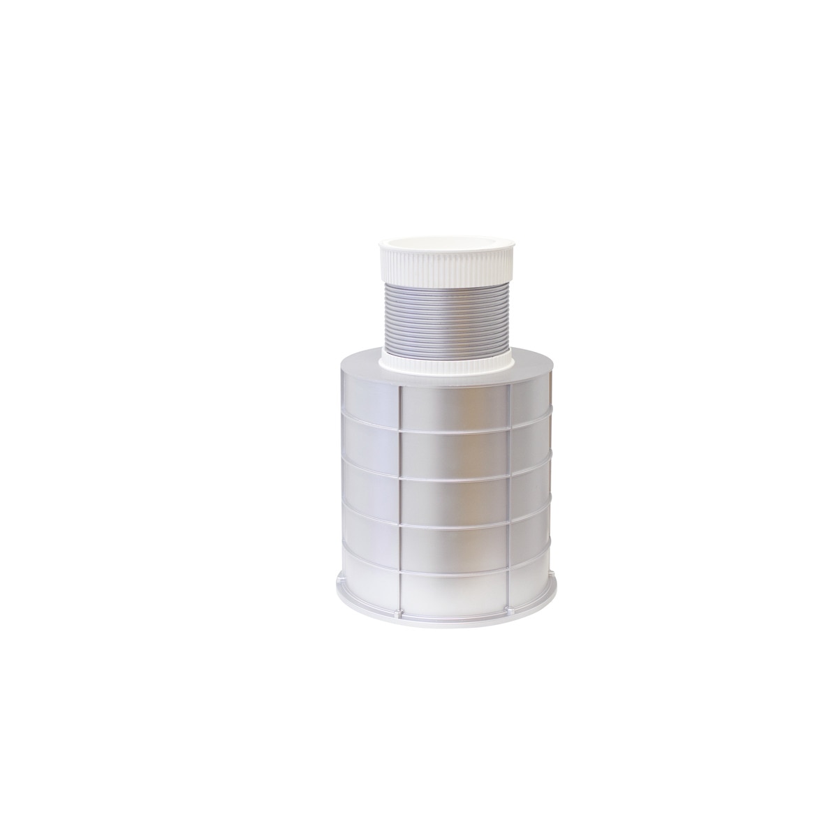 Caja Fuerte Camuflaje en Suelo Round Aarum Blanco / Gris-1