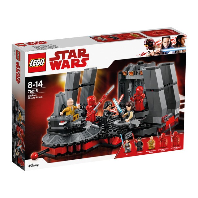 lego star wars sala trono snoke