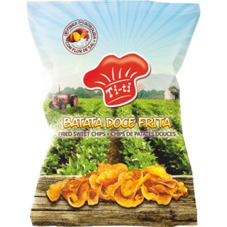 Ti-ti Batatas Fritas Doces embalagem 170 g