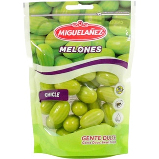 chicles de melón envase 165 g - Miguelañez