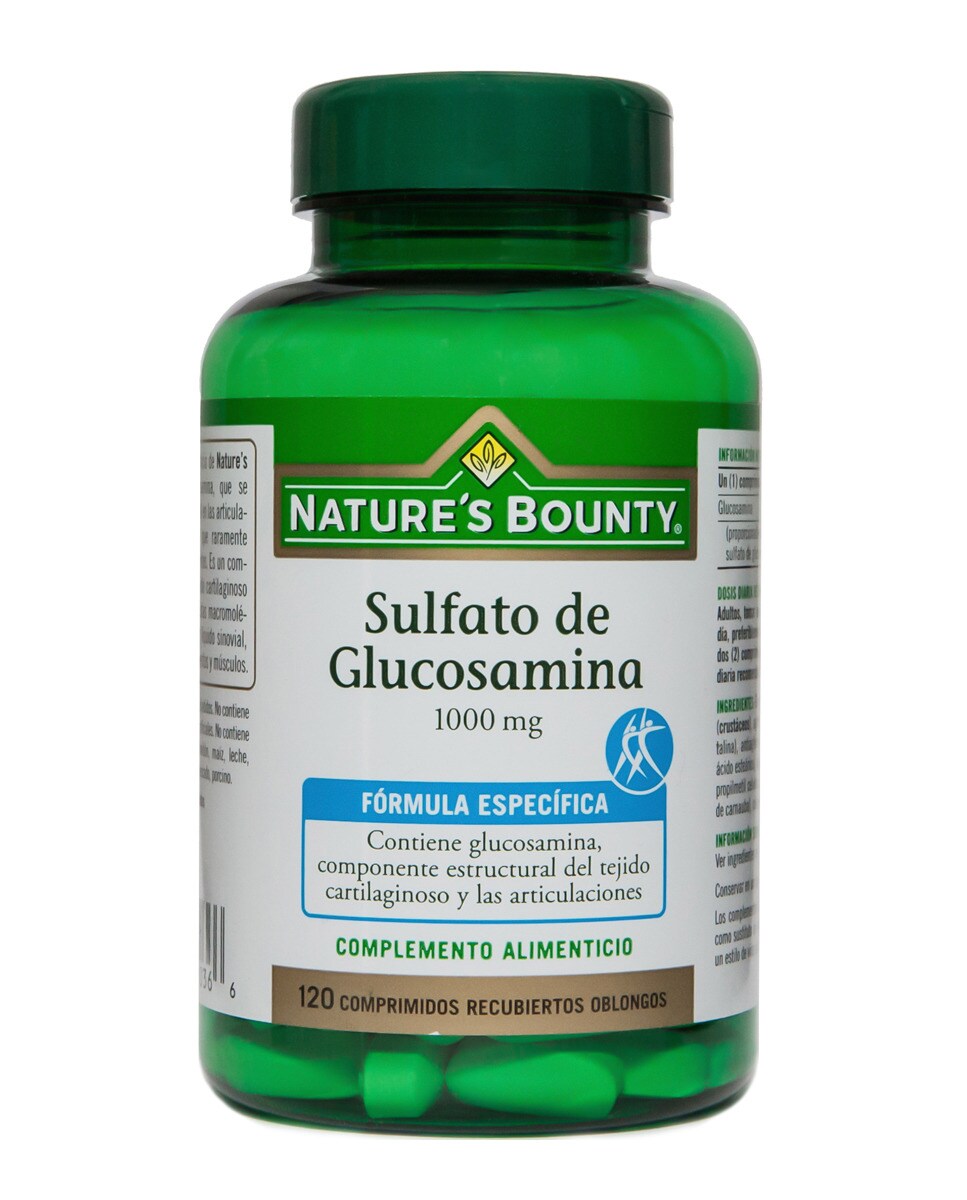 Nature's Bounty - 120 Comprimidos Sulfato De Glucosamina 1000 Mg
