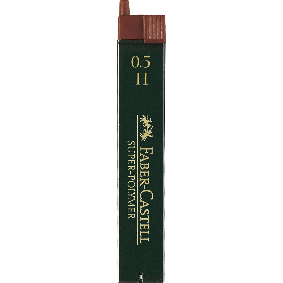 Minas Finas SUPER-POLYMER 0,5 mm Graduación H Faber Castell Negro Negro-1