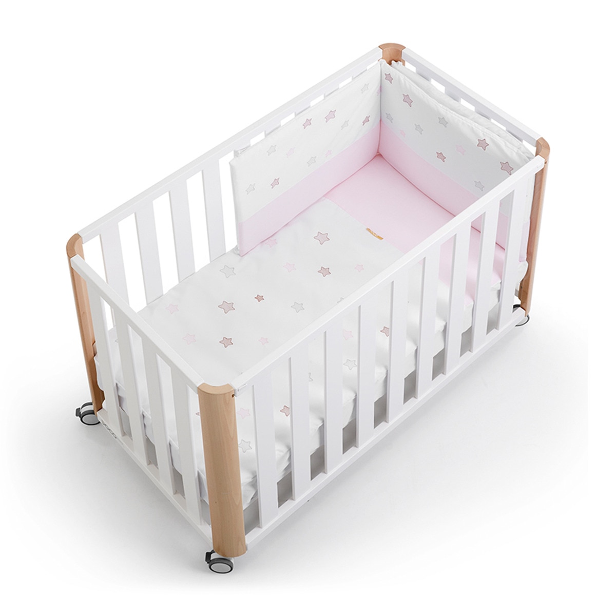 Cuna de colecho (60 x 120cm.) Cotinfant Doco Sleeping Star blanco/beige