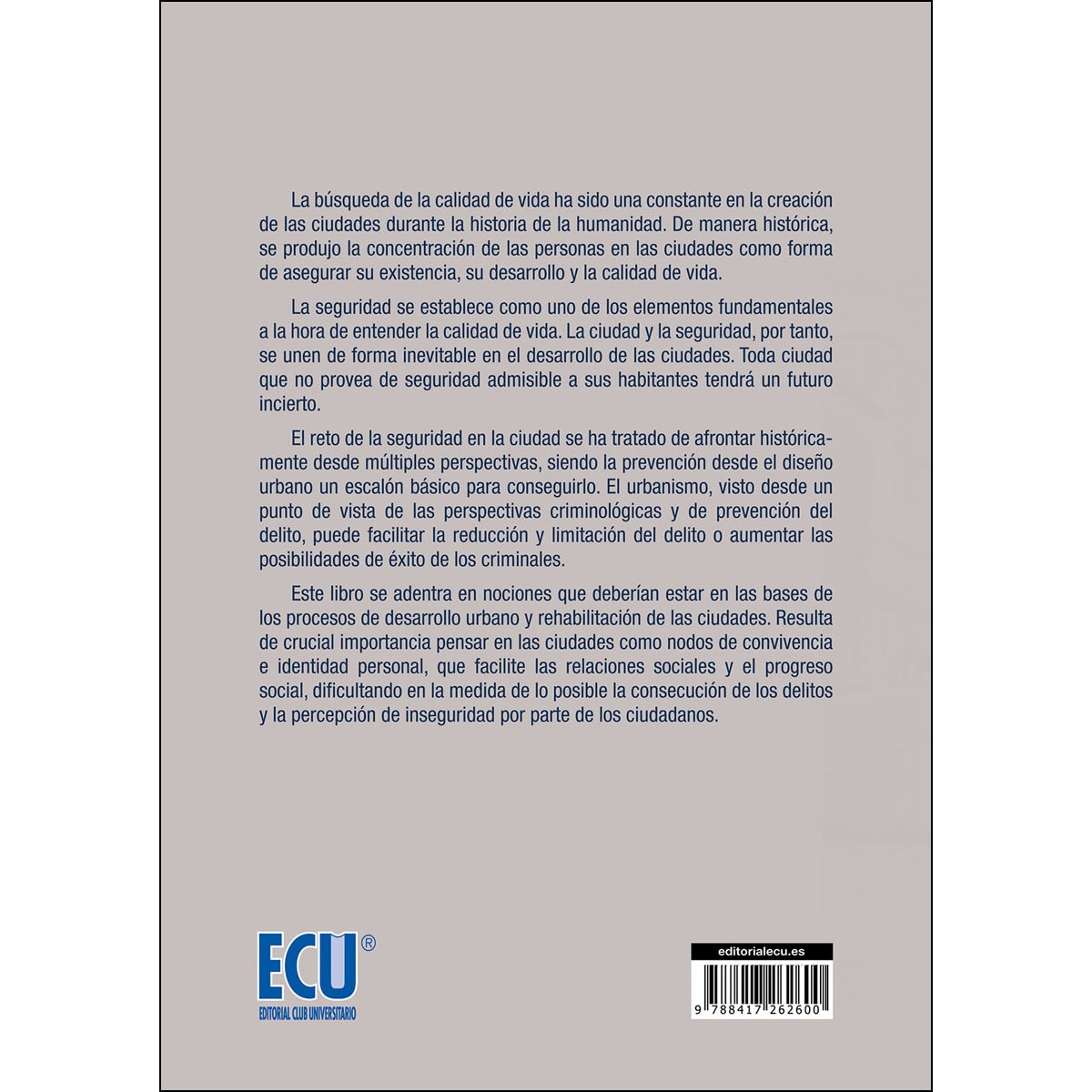 Ciudad. Seguridad Y Delito. La Prevención Del Crimen Mediante El Diseño Ambiental 2