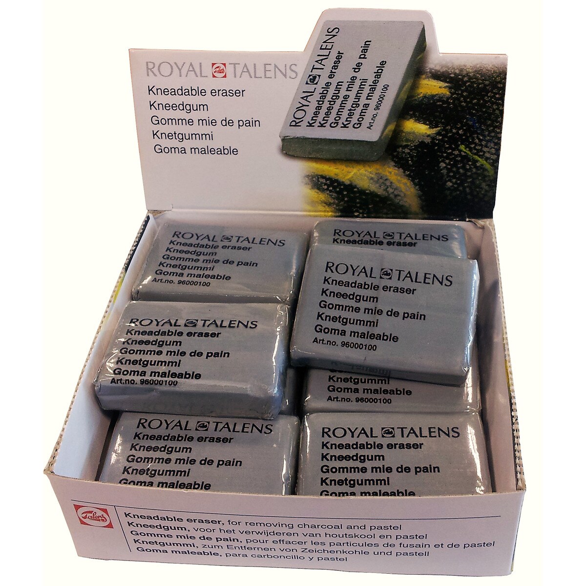 Borracha Maleável Talens Azul Azul-1